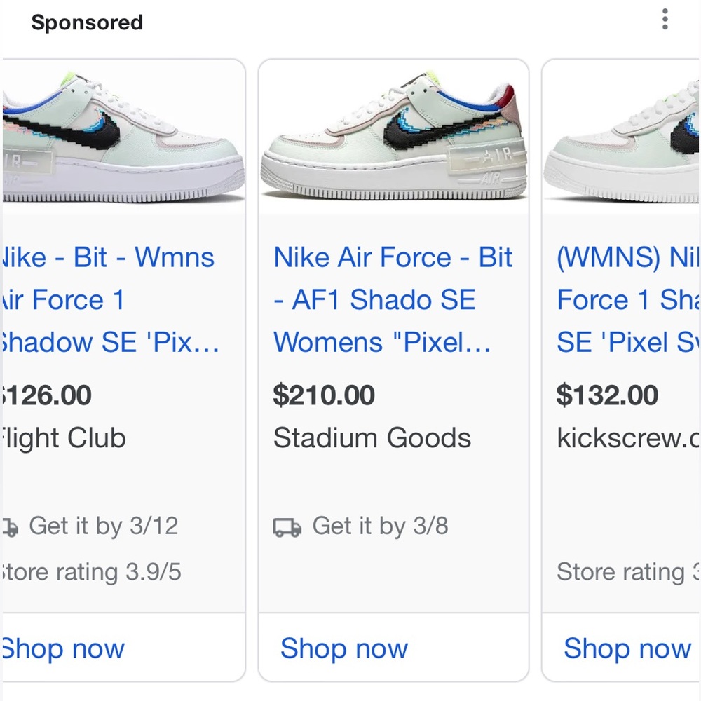 Nike Air Force 1 Low Shadow
8 Bit Barely Green (Women's)